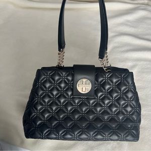 🖤 Kate Spade EUC Astor Court Elena Black Quilted Leather Shoulder Bag